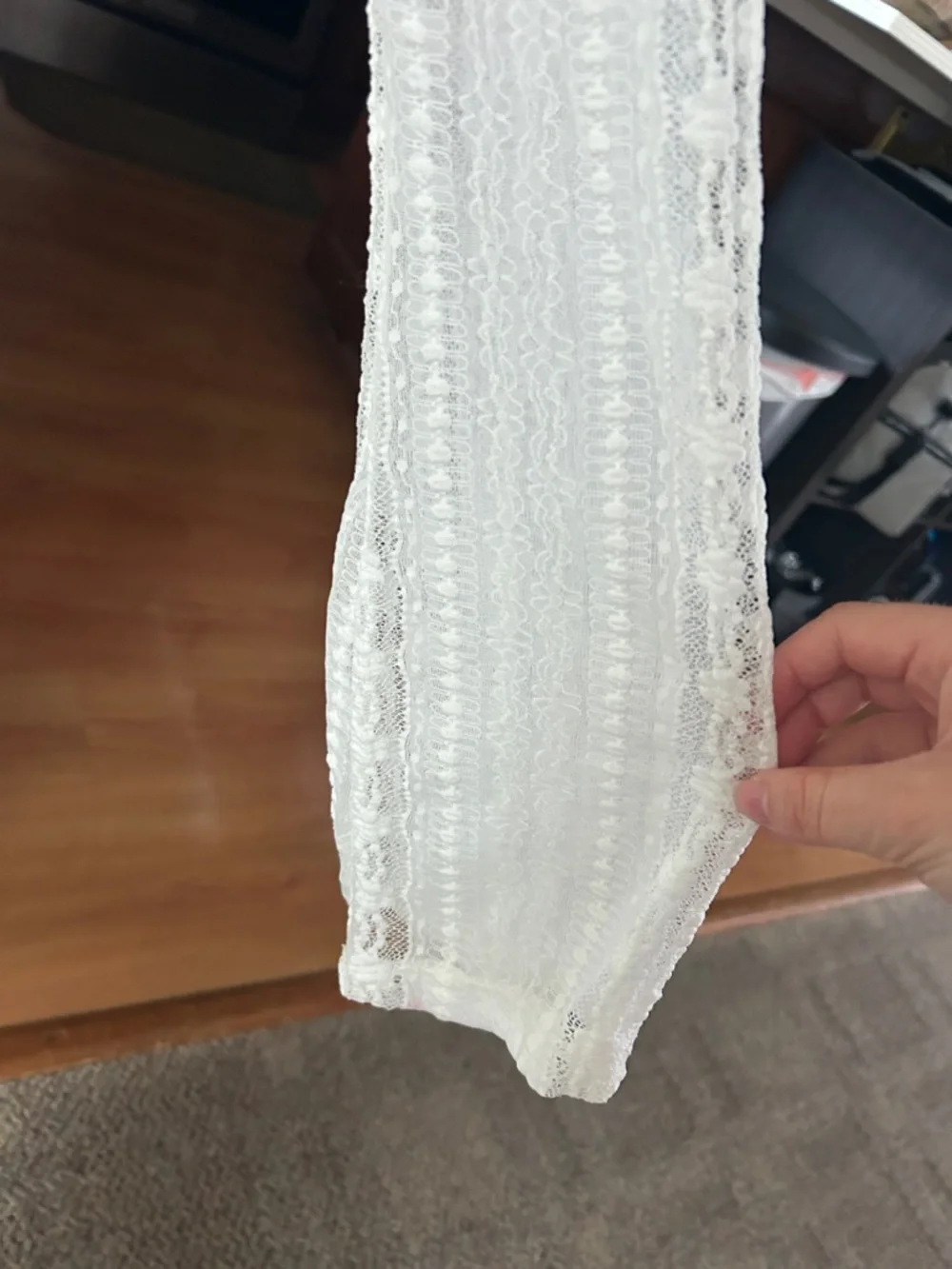 no comment || Women’s White Tie-Front Long Sleeve Top - Picture 7 of 8